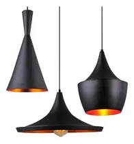 Comprar Lampara Colgante Negra Led Vintage 3 En 1 Estilo Nordico E27