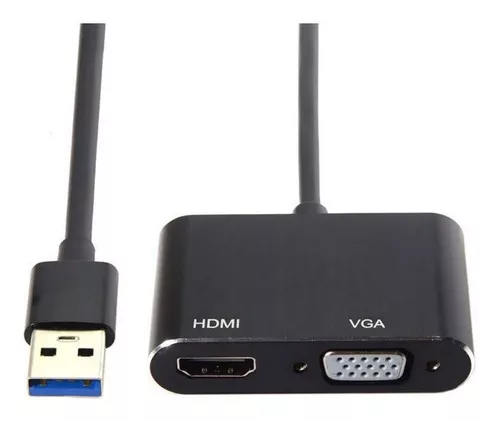 ADAPTADOR USB 3.0 A SALIDAS VGA Y HDMI – Tienda MYFIMPORT