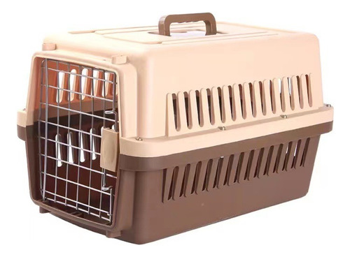 Jaula Transportadora Mascotas Caja Viaje Gato Perro F&f.