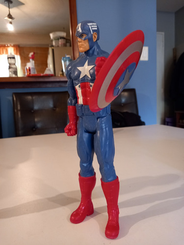 Capitan America Figura 29cms Plastico Rigido 