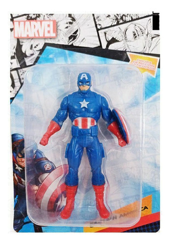 Muñeco Figura De Accion Articulada - Capitán América - 10cm