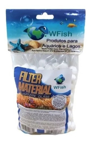 Mini Cerâmica Esférica Wfish Para Pequenos Filtros - 125g