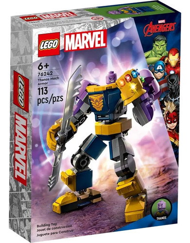 Bloques Para Armar Lego Marvel Thanos 113 Piezas Coleccion