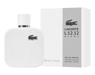 Perfume Lacoste Blanc L.12.12 Para Hombre Lacoste Edp 100ml