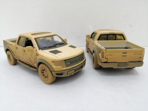 Ford Raptor 2013, Escala 1/46, Kinsmart, 13cms Largo. 