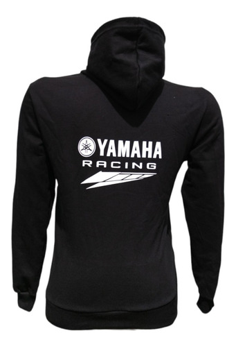 Imagen 2 de 6 de Buzo Canguro Yamaha Capucha Moto Racing Motoscba
