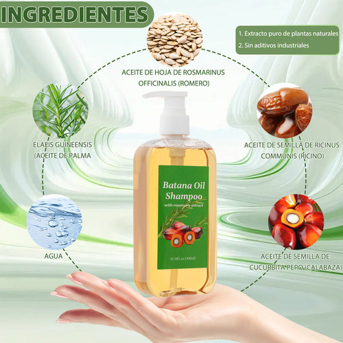 ChampĂș Batana, Crecimiento Del Cabello.