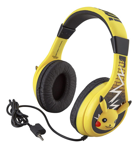 Auriculares Infantiles Ekids Diseño Pokemon Pikachu