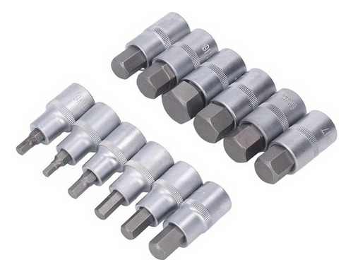 Conjunto De Chaves Hexagonais Pesadas De 1/2 Drive, Soquetes