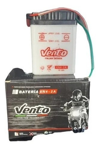 Bateria Vento 6 Volt 4 Amp Honda C70 + Derecho