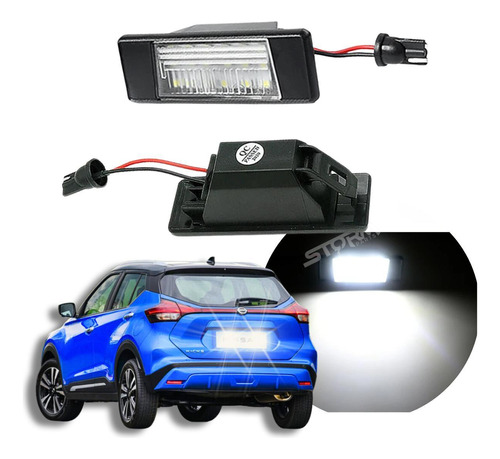 Luz De Placa Nissan Kicks Ano Lâmpada Led Branco