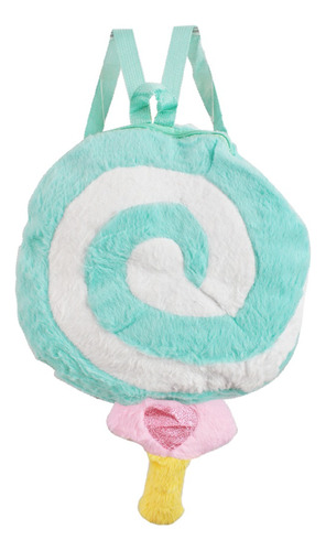 Mochila Afelpada Suave Kawaii Infantil Colores Tipo Peluche Felpa Idc008