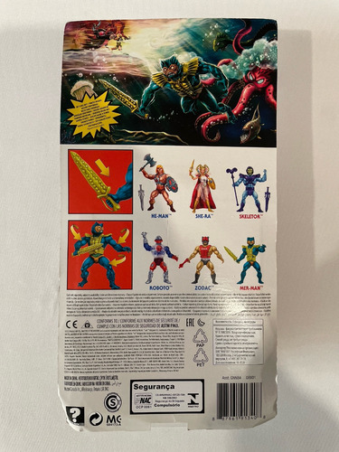 Mer-man Motu Origins Wave 3 Merman Mattel 2020 Carton Maltra (Usado)