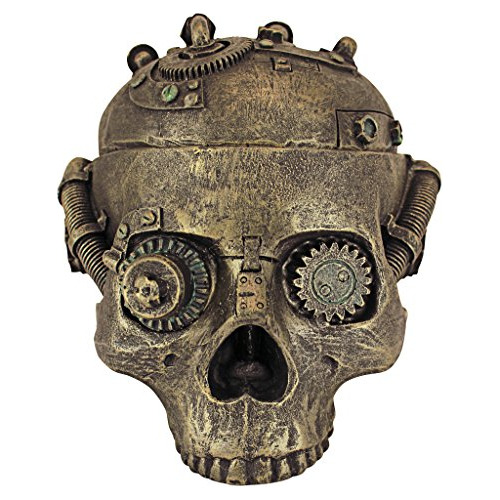 Cl6067 Steampunk Skull Containment Vessel Gothic Stash ...