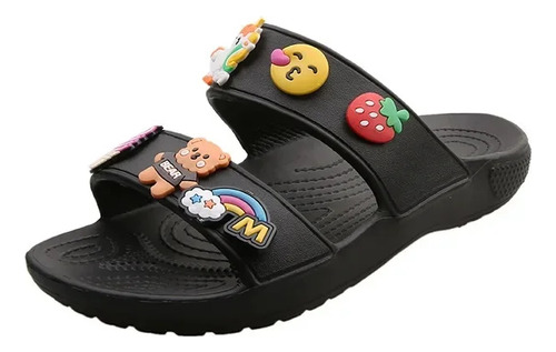 Sandalias De Playa Casuales Con Dibujos Animados Para Mujer