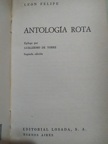 Antología Rota: León Felipe 