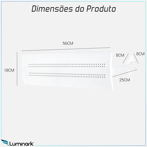 Imagem 5 de 9 de Defletor Ar Condicionado Plástico Direciona Vento - Promoção
