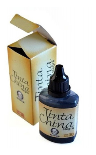 Tinta China Negra Profesional Maca Goya