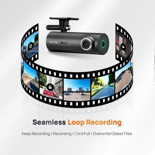 Dash Cam 70mai M300 1296p Qhd 140° Wifi De Gran Angular.