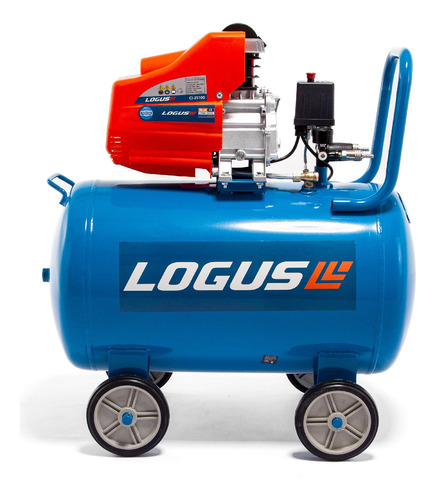 Compresor Aire Logus 2,5hp 100 Litros  Portatil +aceite Comp