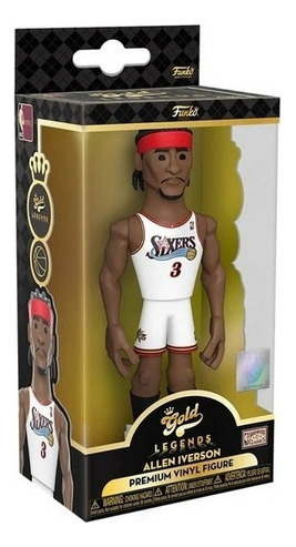 Funko Vinyl Gold Nba 76ers Allen Iverson 5 Pulgadas         