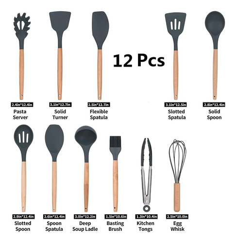 Juego De Utensilios De Cocina Silicona, Juego De Utensilios