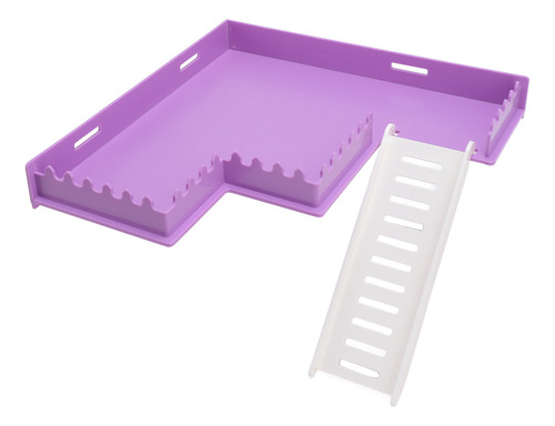 Plataforma De Hamster Para Escada Em Gaiola, Divertida E Seg