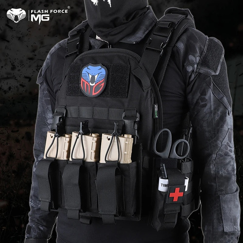 Chaleco Táctico Militar Mgflashforce Plate Carrier Hunting S