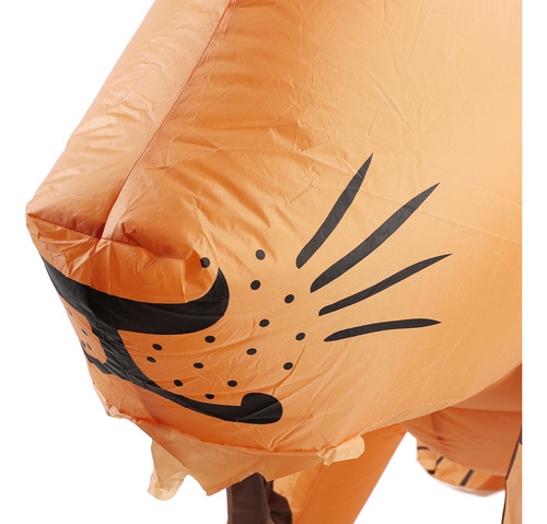 Disfraz De León Inflable Divertido Con Forma De Cola Y Pelo
