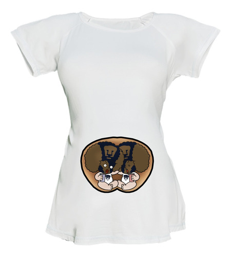Blusa Maternidad Embarazo Gemelos Aficionados Pumas Unam