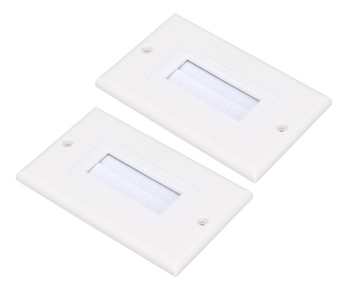 Placa De Pared Con Cepillo, Abs, A Prueba De Polvo, Cable Pa