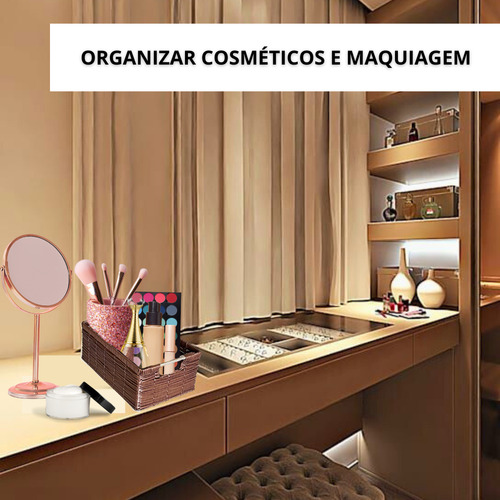 Jogo De 5 Cestos Organizadores Decoração Multiuso Cozinha