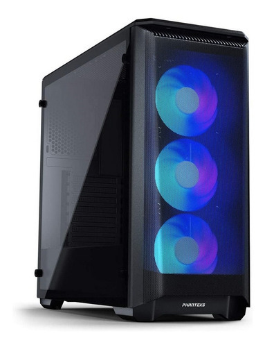 Gabinete Phanteks Eclipse P400a Super Flujo 3 Coolers Argb ! Color Negro