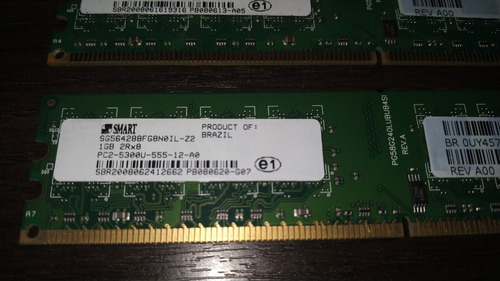 Memoria Ram Smart Ddr2 2gb 667mhz Usado Impecable