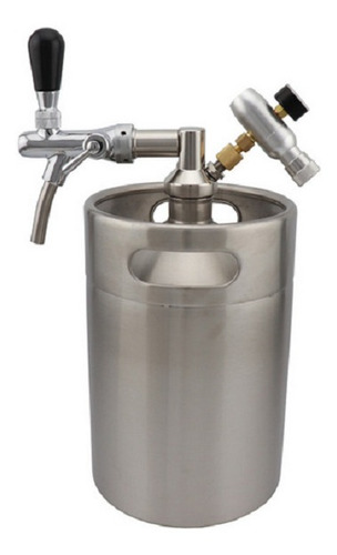 Mini Keg De 5 L Para Cerveza Con Regulador Para Garrafita