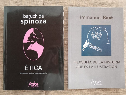 Ética Baruch + Filosofía De La Historia Kant - Agb Nuevos
