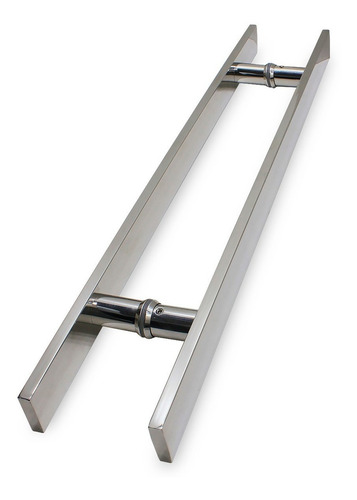 Puxador Chato Inox 150cm 1,5 M Porta Alto Padrão Cor Polido
