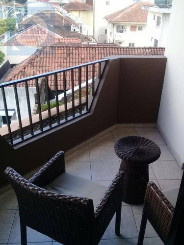 Imagem 7 de 24 de Flat Com 1 Dormitório Para Alugar, 50 M² Por R$ 3.000,00/mês - Gonzaga - Santos/sp - Fl0064