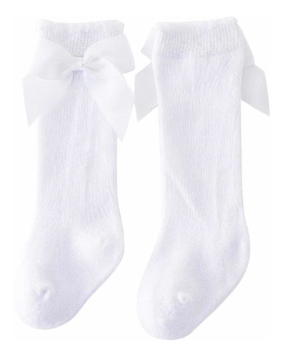 Calcetas Largas Niña (4 Pares) Negro/rosa/rojofuerte/blanco