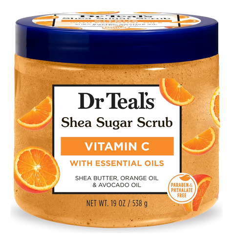 Dr Teal's Exfoliante Corporal De Azúcar De Karité, Cítricos