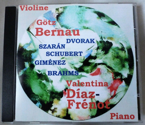 Dvorak Schubert Brahms Giménez D. Frenot Piano Violín Cd 