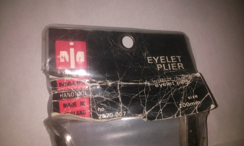 Alicate Pinza Maun Para Ojales 7/32 Pulgadas, Doble Acción (Usado)