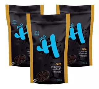 Pack Café Organico Nutri H 250gr X3 Unidades