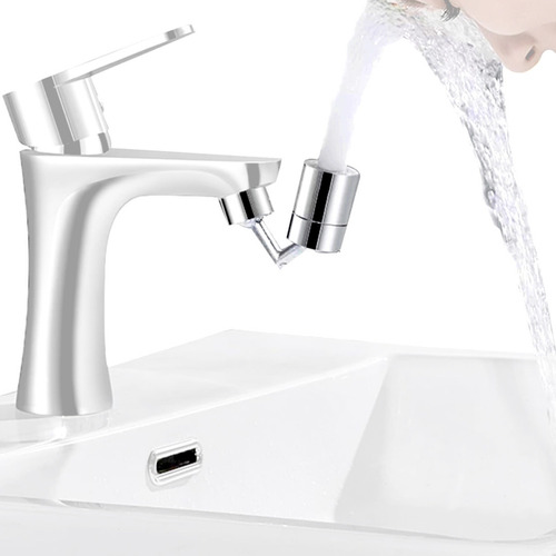 Cabezal Grifo Antisalpicaduras Lavabo Baño Giratorio 360