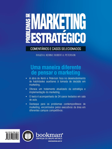 Problemas de Marketing Estratégico: Comentários e Casos Selecionados, de Kerin, Roger A.. Editorial Bookman Companhia Editora Ltda., capa mole em português, 2009