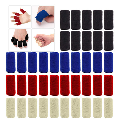 40 Protectores De Dedos Para El Pulgar, Férulas Elásticas Pa