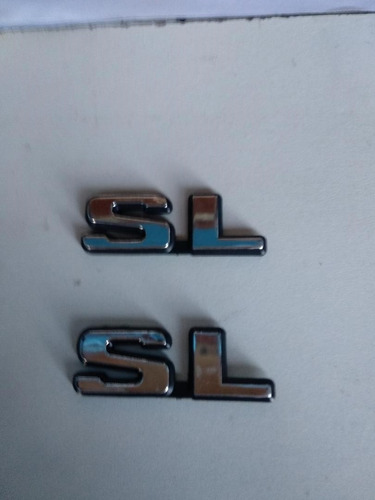 Insignias Sl Cromada De Baul De Peugeot 306