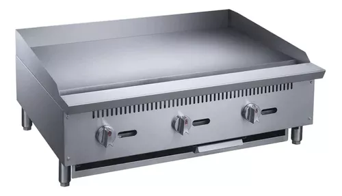 Plancha de gas Simplicity, acero inoxidable con 3 quemadores