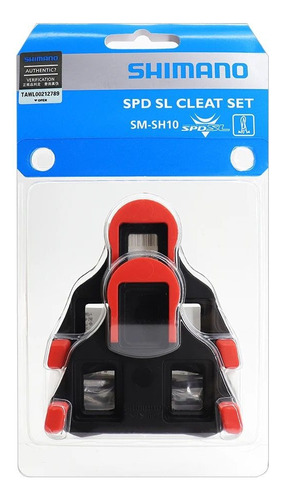 Shimano Calas Cleats Spd Sm-sh10 Rojas 0 Grados Ruta