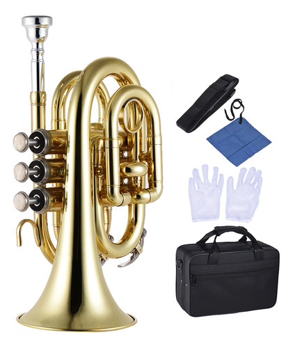 Minitrompeta De Bolsillo Educativa Musical En Si Bemol Plano